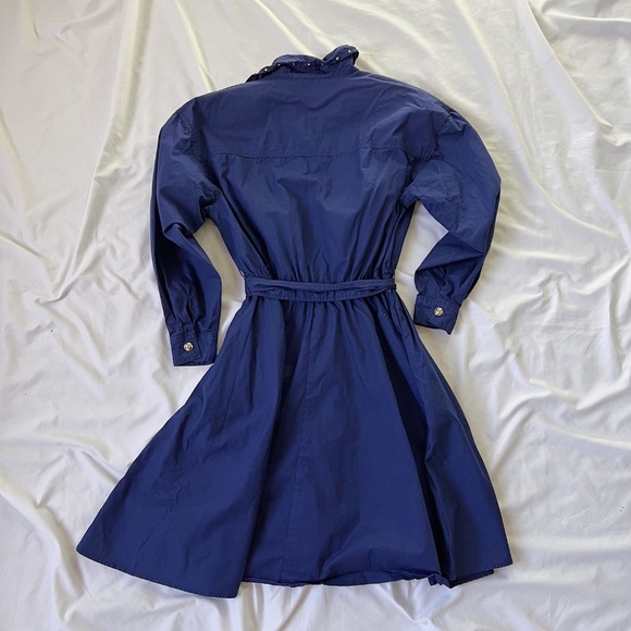 Vintage 80s d. Frank Petites Western Dress - Picture 5 of 8